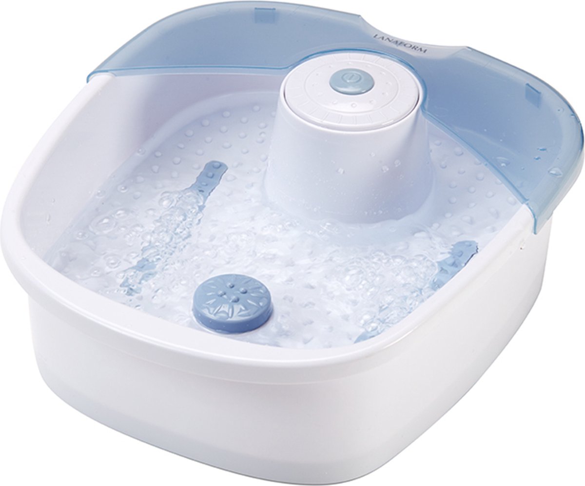 Lanaform - Foot Spa - Elektrisch Voetenbad - Bubbelbad Voor Voeten - Drukmpuntmassage - Trilmassage - Spatdeksel