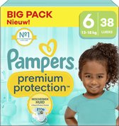 Pampers - Premium Protection - Taille 6 - Big Pack - 38 couches - 13/18 KG