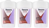 Rexona Max. Protection Cream Sensitive Dry Deodorant - 3x45ml - 3x Sterker en Effectiever 96H Lang - Meest Gekozen Deo - Deodorant Vrouw Voordeelverpakking