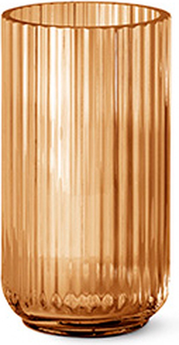 Lyngby Vaas Amber Glas 20cm