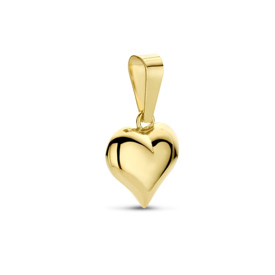 New Bling 9NBG-0448 Pendentif en Or - Femme - Coeur - Charme - 9 x 10 mm - 14 Carats - Or