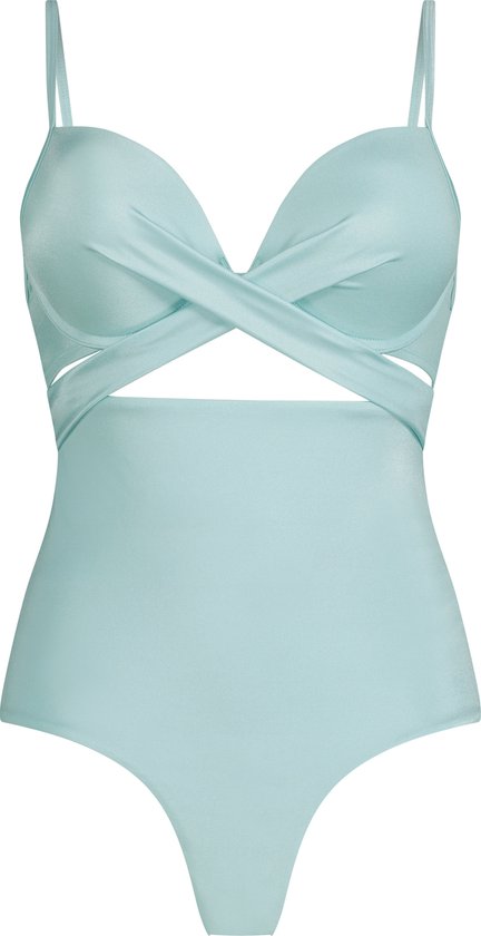 Hunkemöller Sydney Shaping Swimsuit Blauw 44