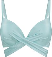 Hunkemöller Sydney Padded Underwired Push-Up Bikini Top Blauw E80