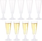 Kunststof champagneglazen, 30 stuks champagnefluiten, kunststof