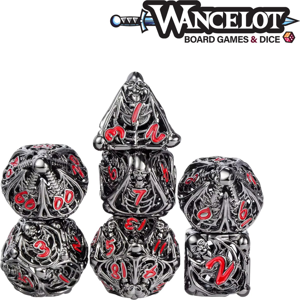 Wancelot Necromancers Call DnD Dice Dungeons & Dragons Dice Set