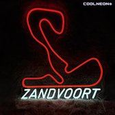 COOLNEON® - Circuit Zandvoort Neon Verlichting - Wand lamp Neon Kleur Oranje - Formule 1 Lamp - Game room - F1 wand decoratie - Circuit wand decoratie