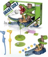 Ariko speelgoed golfset - Slangenspel - incl put en vlag, 2 golfstokken, 6 ballen en leuke hindernissen