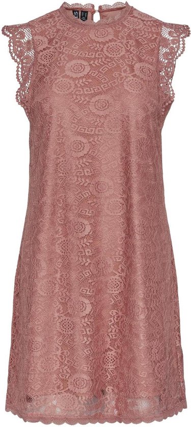 Pieces Jurk Pcolline Sl Lace Dress Noos 17146419 Canyon Rose Dames Maat - L