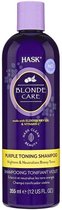 Hask Shampoo Blonde Care Purple Shampoo - Neutraliseert doffe tinten - Vlierbessenolie - Shampoo Bar