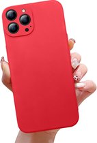 WVspecials Iphone 13 pro dark red phone case - GSM hoesje - Telefoon hoesje - donker rood hoesje - Geschikt voor apple