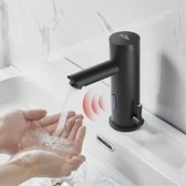 Infrarood badkamerkraan met sensor Automatische badkamerkraan Touchless wastafelmengkraan Inductie wastafelmengkraan Eéngreepsmengkraan voor wastafel Badkamer Handwasbak