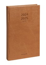 Agenda Brepols 2024-2025 - 16 MOIS - Saturn LUCCA - Aperçu quotidien - Marron - 13,3 x 20,8 cm