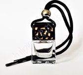 TC® - Autoparfum - Glazen geurflesje - Hemelse Kamperfoelie - Zwarte dop