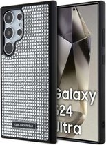 Karl Lagerfeld Rhinestones Back Case - Geschikt voor Samsung Galaxy S24 Ultra (S928) - Zilver