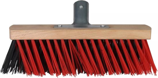 Talen Tools - X-bezem - Buiten - 30 cm - Rood/Zwart - Zonder steel van Talen Tools — afbeelding 2