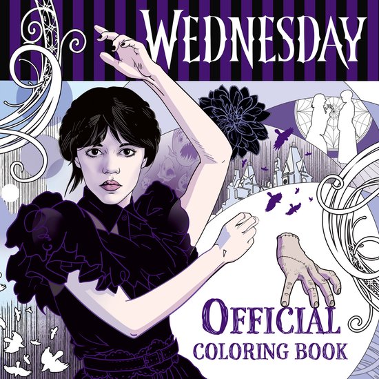Wednesday: Official Coloring Book - cover