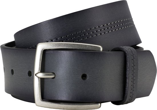 LINDENMANN Lederen riem heren 35 mm breed, riem heren