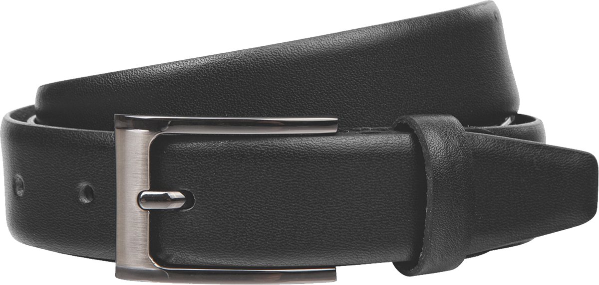 LINDENMANN leren heren riem - zwart