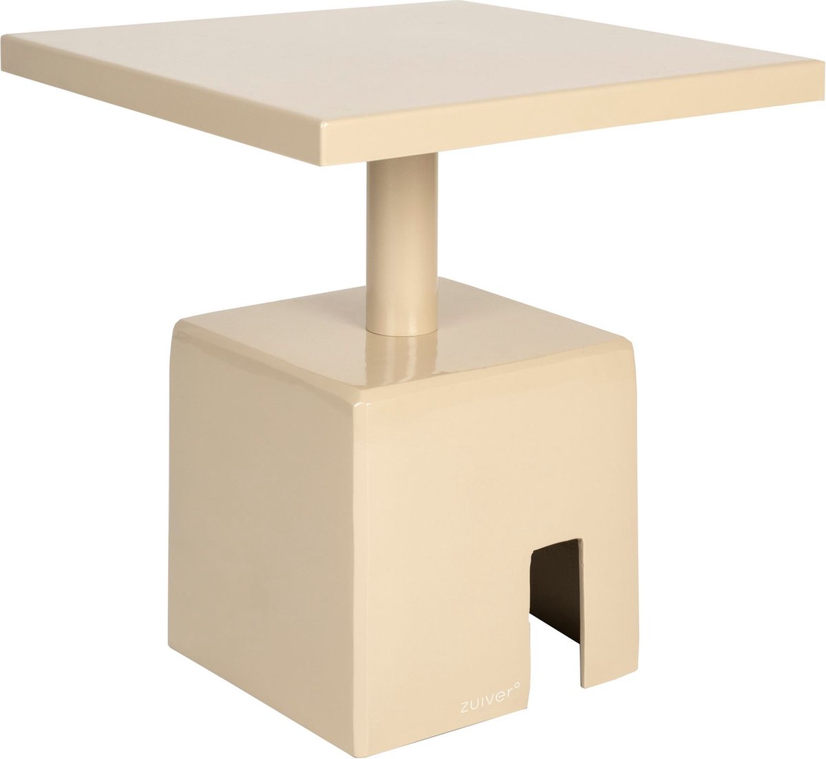 Chubby Bijzettafel Vierkant 40x40 cm Beige