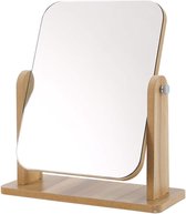 Cosmetische Spiegel - Scheerspiegel - Vrijstaand Tafelspiegel - 360 graden draaibaar - make-upspiegel - voor make-uptafel bureau badkamer slaapkamer - Make up spiegel - draagbare staande spiegel