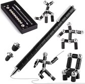Multifunctionele Magnetische Fidget Pen - Magnetische Pen - Jet Strato Pen - Crushmetric Pennen - Balpen - Cadeau voor Vrienden (Regenboog)