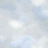 Behang Kinderkamer - Wolken - Kinderbehang - Wandbekleding - Muurdecoratie - Good Vibes - 0,53 x 10,05 M.