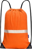 Sac à dos à cordon, jaune, orange, rose, sac de sport, sac de sport, sac de sport avec poche extérieure, cordon réglable