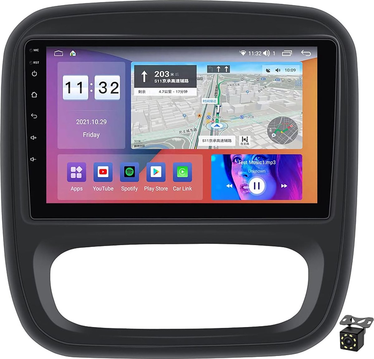 Charmstep - Autoradio - Renault Traffic 3 2014-2021 / Opel Vivaro B 2014-2018 - Android 11 - Carplay - GPS Navigatie