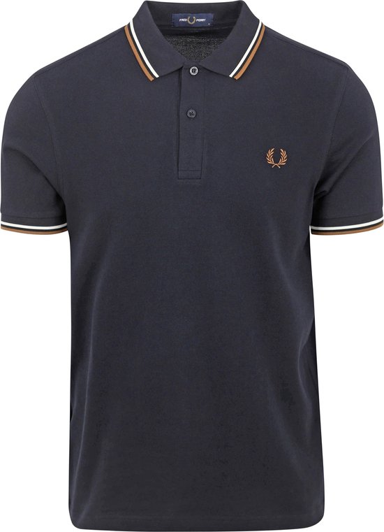 Fred Perry - Polo M3600 Navy U86 - Slim-fit - Heren Poloshirt Maat M