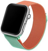 Beline pasek smartwatchbandje voor Apple Watch 42/44/45/49mm groen/oranje