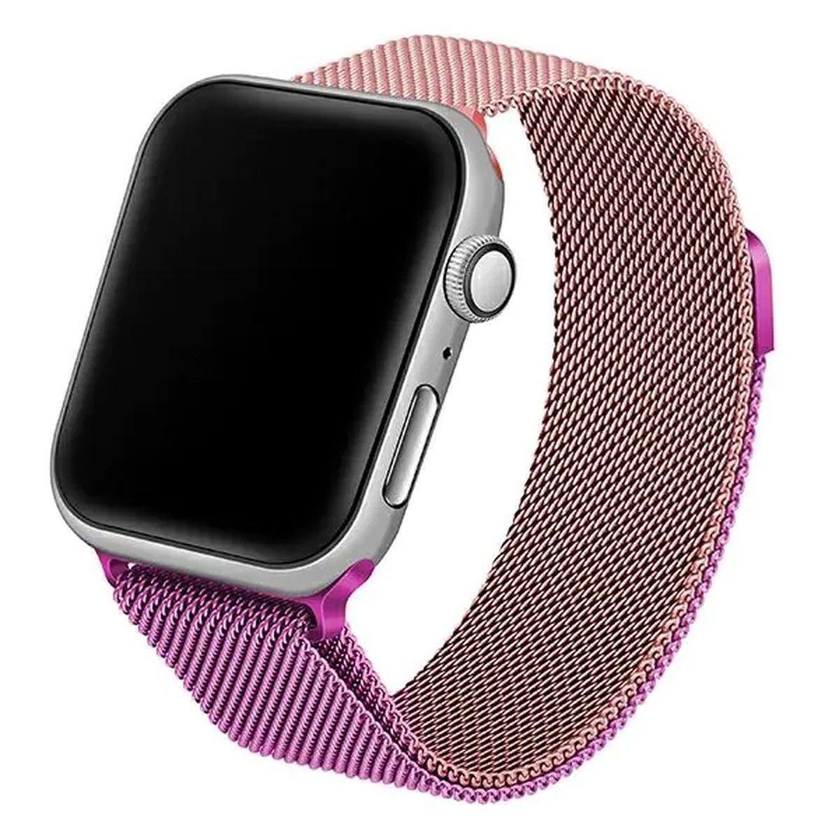 Beline pasek smartwatchbandje voor Apple Watch 42-44-45-49mm roze-paars