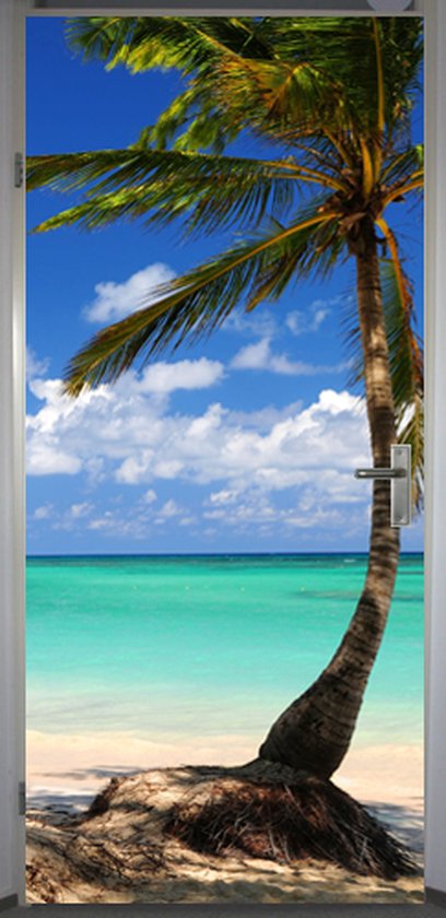 Deurposter 'Tropical 4' - deursticker 92x212 cm