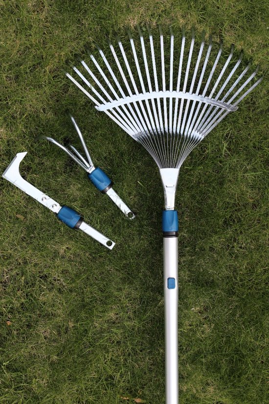 Talen Tools - Tuingereedschap combisysteem - 3-in-1 - Gazonhark - Tuinkrabber - Voegenmes van Talen Tools — afbeelding 3