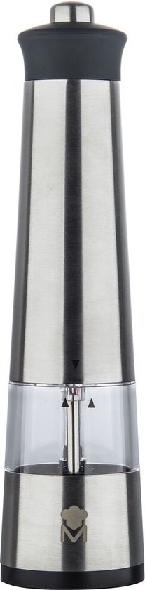 Masterpro hamhouder, 62,5 x 19,5 x 3,2 cm en een hammes, 28 cm, roestvrij staal