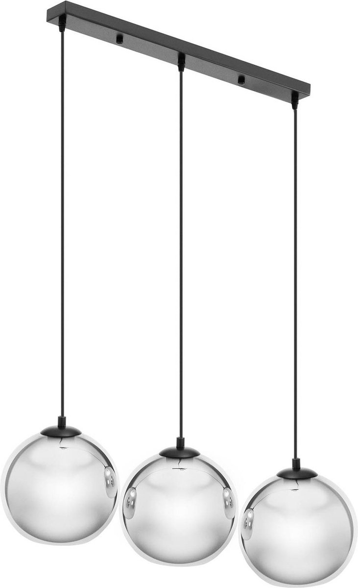 Hanglamp - 3 bollen - glas - Uniprodo