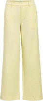 Object Pants Objlisa Wide Pant Noos 23037921 Citron Meringue/ Col Femme Taille - W34