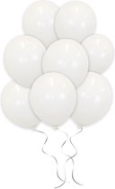 LUQ - Luxe Witte Helium Ballonnen - 25 stuks - Verjaardag Versiering - Decoratie - Latex Ballon Wit
