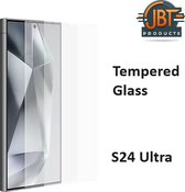 JBTProducts Geschikt voor Samsung Galaxy S24 Ultra Screenprotector Tempered Glass 10D Glasprotectie Full Cover