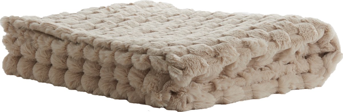 Plaid VIENNE - 170x130x0.5cm - Bruin