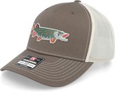 Hatstore- Pike Applique 112 Split Choco Chip/Birch Trucker - Skillfish Cap