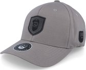 Hatstore- Cap Man Badge Patch Grey Flexfit - Bearded Man Cap