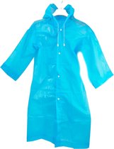 BamBella® - Regenjas Kind Blauw - Onesize - 4 tot 9 Jaar - Voor kinderen Regen jas