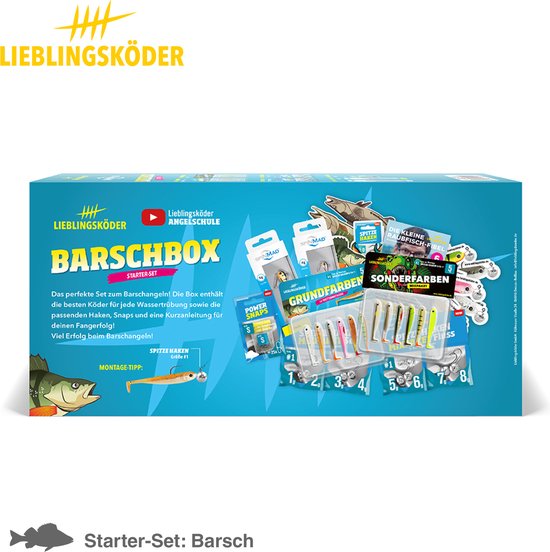 Lieblingskoder - Baars box - Cadeaubox - Kunstaas - Starter Set - Baars Vissen van LIEBLINGSKODER — afbeelding 4