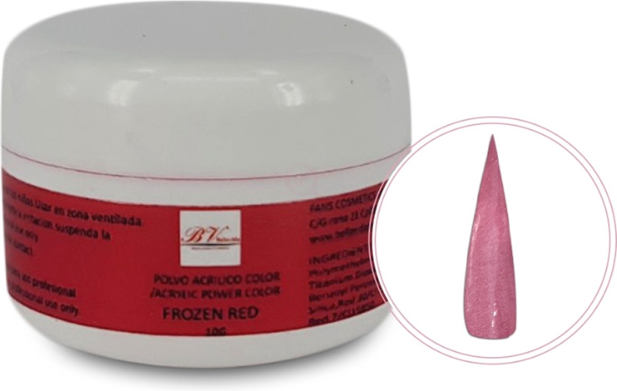 Goedkoopste Acrylic Powder 10gFrozen Red