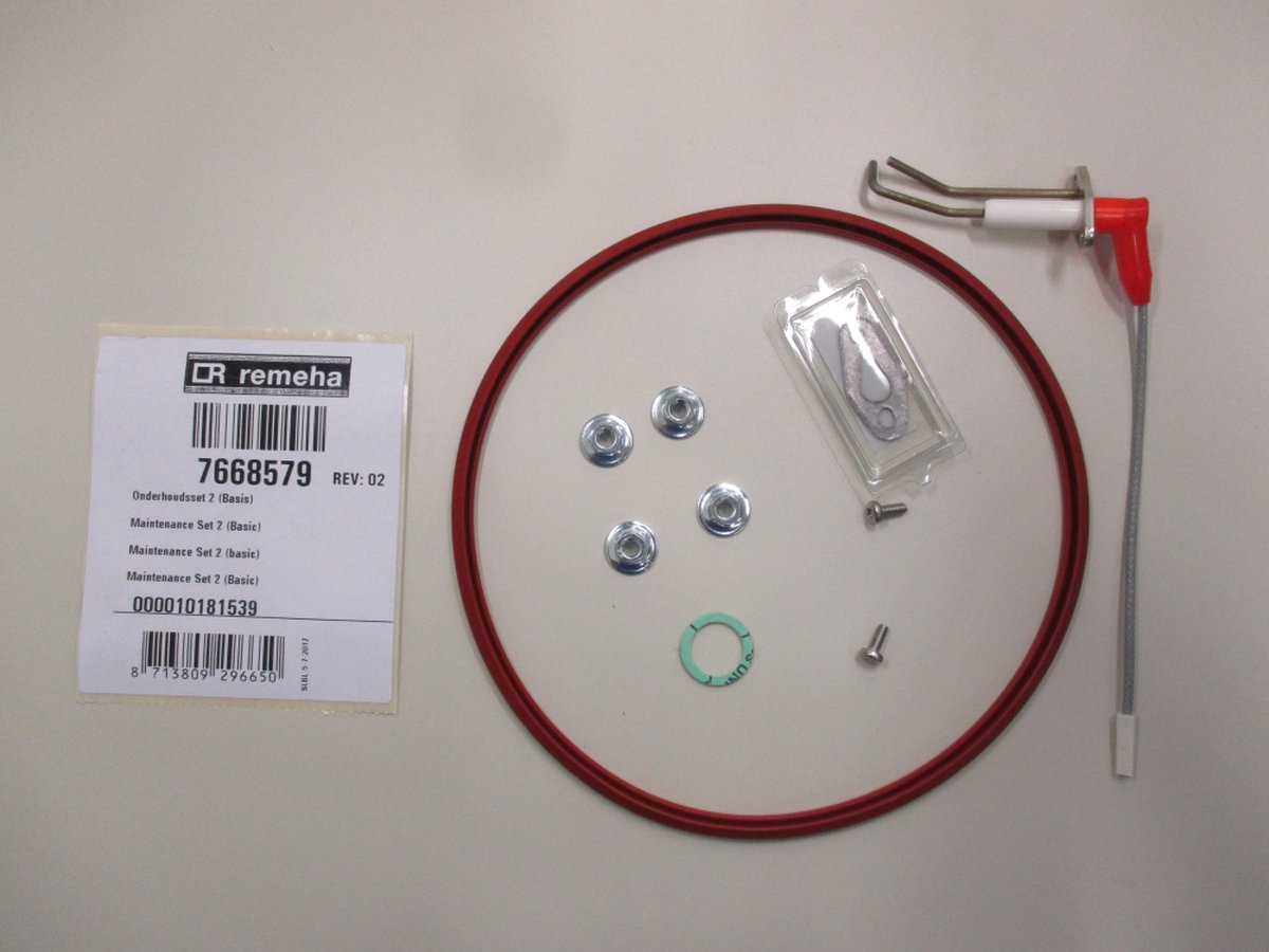 Remeha 7668579 Onderhoudsset 2 (Basis) – Revisieset V2 voor Avanta CV-Ketel (Na September 2006)