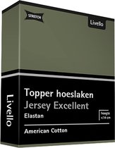 Livello Hoeslaken Topper Jersey Excellent Green 250 gr 80x200 t/m 100x220