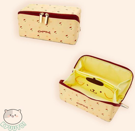 Pompompurin Etui - Pennen etui - Pennenzak voor jongens en meisjes - School etui - etui voor kinderen en volwassenen - School - Terug naar school - Back to school -make-up etui - Sanrio - Leuk etui - Gift - Cadeau