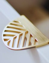 AtlasPro® - Meranti - 2 stuks - Gouden RVS Handgreep Kast met Elegant Bladmotief - inclusief schroeven - Luxe Design voor Keuken - Badkamer - Home Decor - Keukengreep - Kastgreep - Handgrepen voor deurtjes - Meubelgreep - Huisdecoratie
