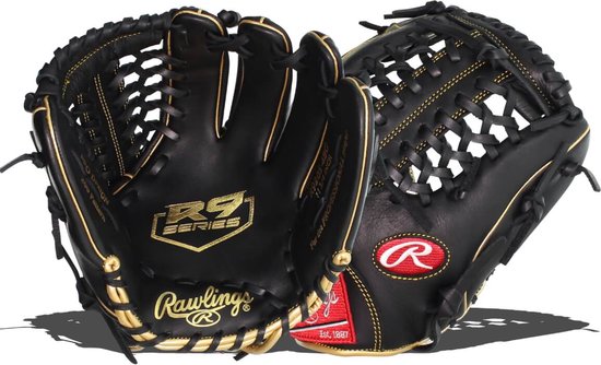 Foto: Rawlings r9205 4bg honkbalhandschoen 11 75 reg rechtsgooiend 