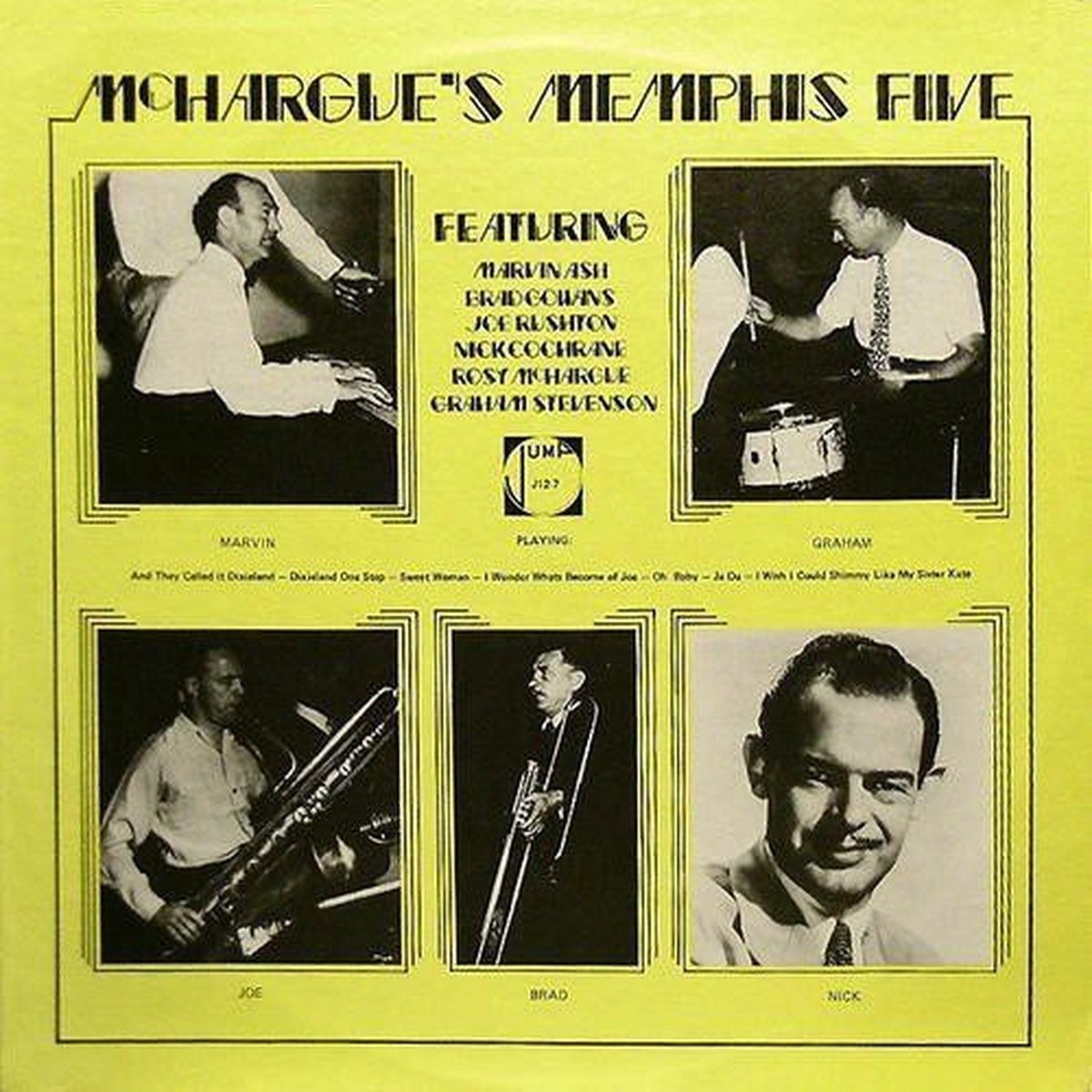 Rosy McHargue - McHargue's Memphis Five (LP)